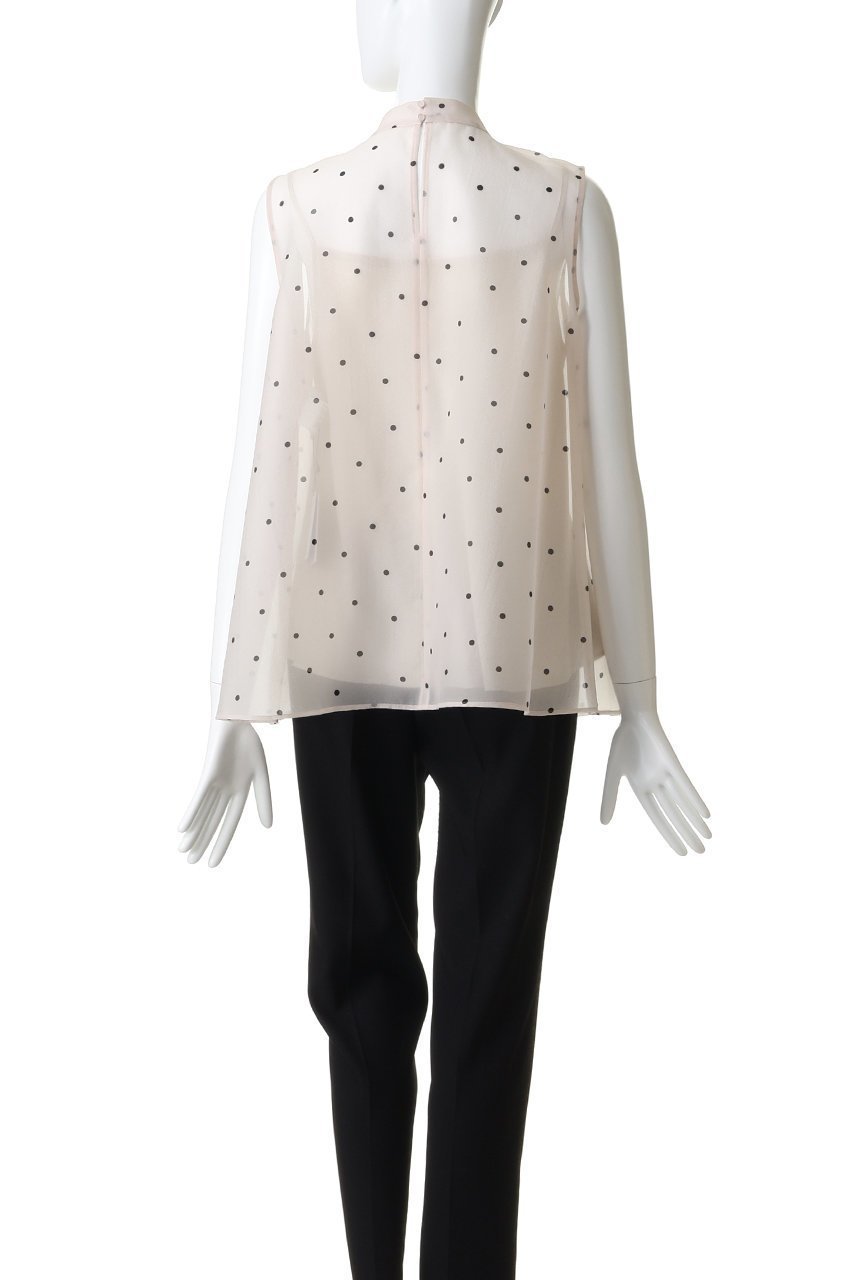 【アナイ/ANAYI】のオーガンジードットPTリボンブラウス 人気、トレンドファッション・服の通販 founy(ファニー) 　ファッション　Fashion　レディースファッション　Fashion for Women　トップス・カットソー　Cut & Sew Tops　シャツ・ブラウス・オフィスカジュアル　Elegant Blouses & Button-Ups　オーガンジー　Organza Fabric　シアー　Sheer, See-Through　スリーブ　Sleeve, Long Sleeve / Short Sleeve　タイトスカート　Pencil Skirt, Tight Skirt　ドット　Polka Dot, Dot Pattern　バランス　Balance, Style Balance　ボトム　Bottoms, Lower Wear　リボン　Ribbon, Bow　ロング　Long, Long-Length　エレガント 上品　Elegant　other-4|ID: prp329100004904912 ipo3291000000036716613