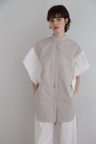 【ル フィル/LE PHIL】の《LE PHIL》ポリエステルツイルバイカラーブラウス ベージュ|ID: prp329100004904930 ipo3291000000036716764