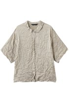 【ミズイロ インド/mizuiro ind】のwasher half slv shirt シャツ 人気、トレンドファッション・服の通販 founy(ファニー) ファッション Fashion レディースファッション Fashion for Women トップス・カットソー Cut & Sew Tops シャツ・ブラウス・オフィスカジュアル Elegant Blouses & Button-Ups おすすめ Recommended / Our Picks ショート Short, Short Length スリーブ Sleeve, Long Sleeve / Short Sleeve タンク Tank Top, Sleeveless Top ワッシャー Washer, Crinkled Finish エレガント 上品 Elegant thumbnail s.beige|ID: prp329100004904935 ipo3291000000036716804
