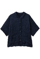 【ミズイロ インド/mizuiro ind】のwasher half slv shirt シャツ 人気、トレンドファッション・服の通販 founy(ファニー) ファッション Fashion レディースファッション Fashion for Women トップス・カットソー Cut & Sew Tops シャツ・ブラウス・オフィスカジュアル Elegant Blouses & Button-Ups おすすめ Recommended / Our Picks ショート Short, Short Length スリーブ Sleeve, Long Sleeve / Short Sleeve タンク Tank Top, Sleeveless Top ワッシャー Washer, Crinkled Finish エレガント 上品 Elegant thumbnail navy|ID: prp329100004904935 ipo3291000000036716806