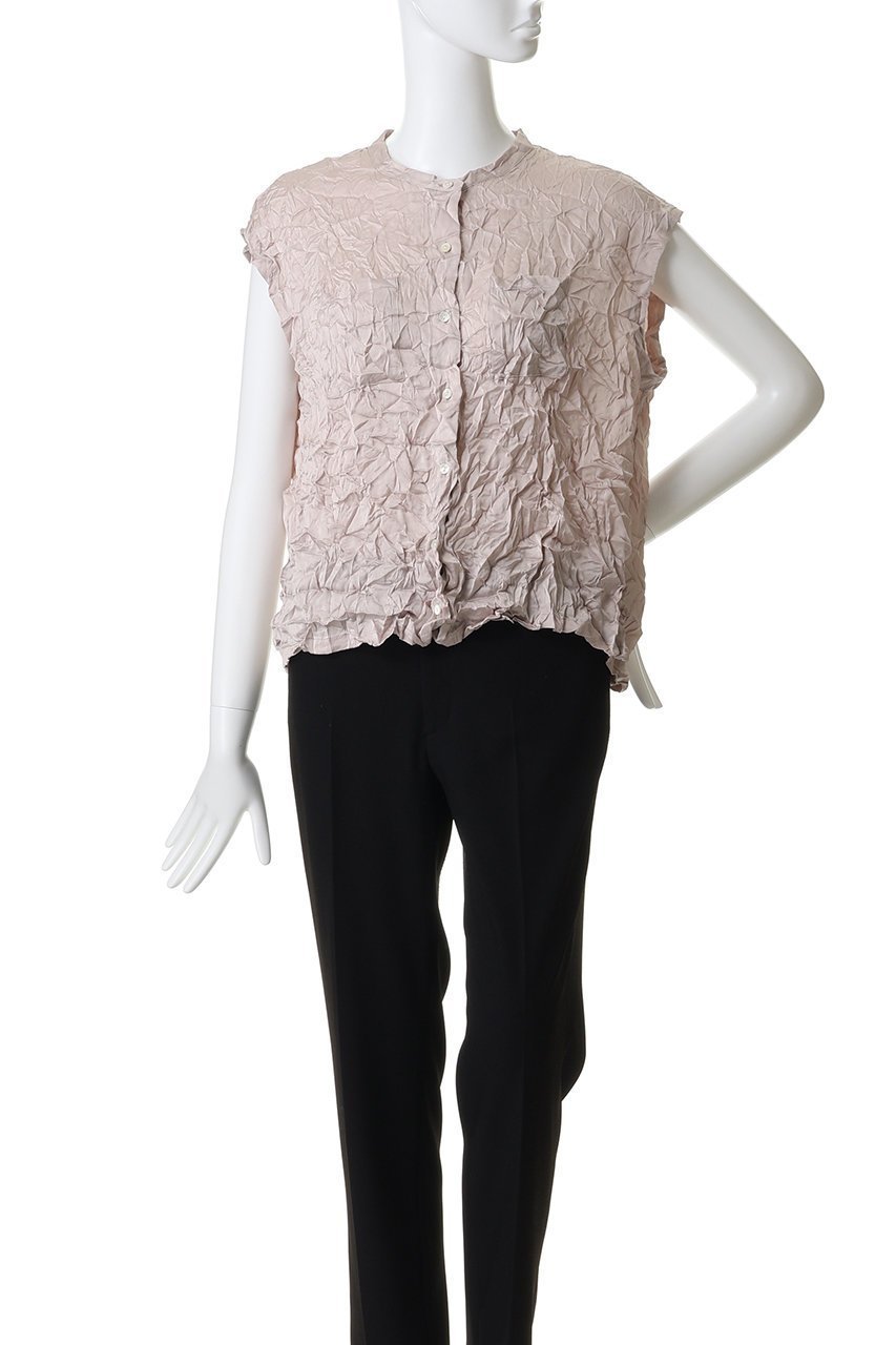 【ミズイロ インド/mizuiro ind】のwasher N/S shirt シャツ 人気、トレンドファッション・服の通販 founy(ファニー) 　ファッション　Fashion　レディースファッション　Fashion for Women　トップス・カットソー　Cut & Sew Tops　キャミソール&ノースリーブ　Camisoles & Sleeveless Tops　シャツ・ブラウス・オフィスカジュアル　Elegant Blouses & Button-Ups　シンプル　Simple, Minimal　センター　Center, Center Line　ノースリーブ　Sleeveless, No-Sleeve　フレア　Flare, Flared　ワッシャー　Washer, Crinkled Finish　春　Spring　other-2|ID: prp329100004904936 ipo3291000000036746994