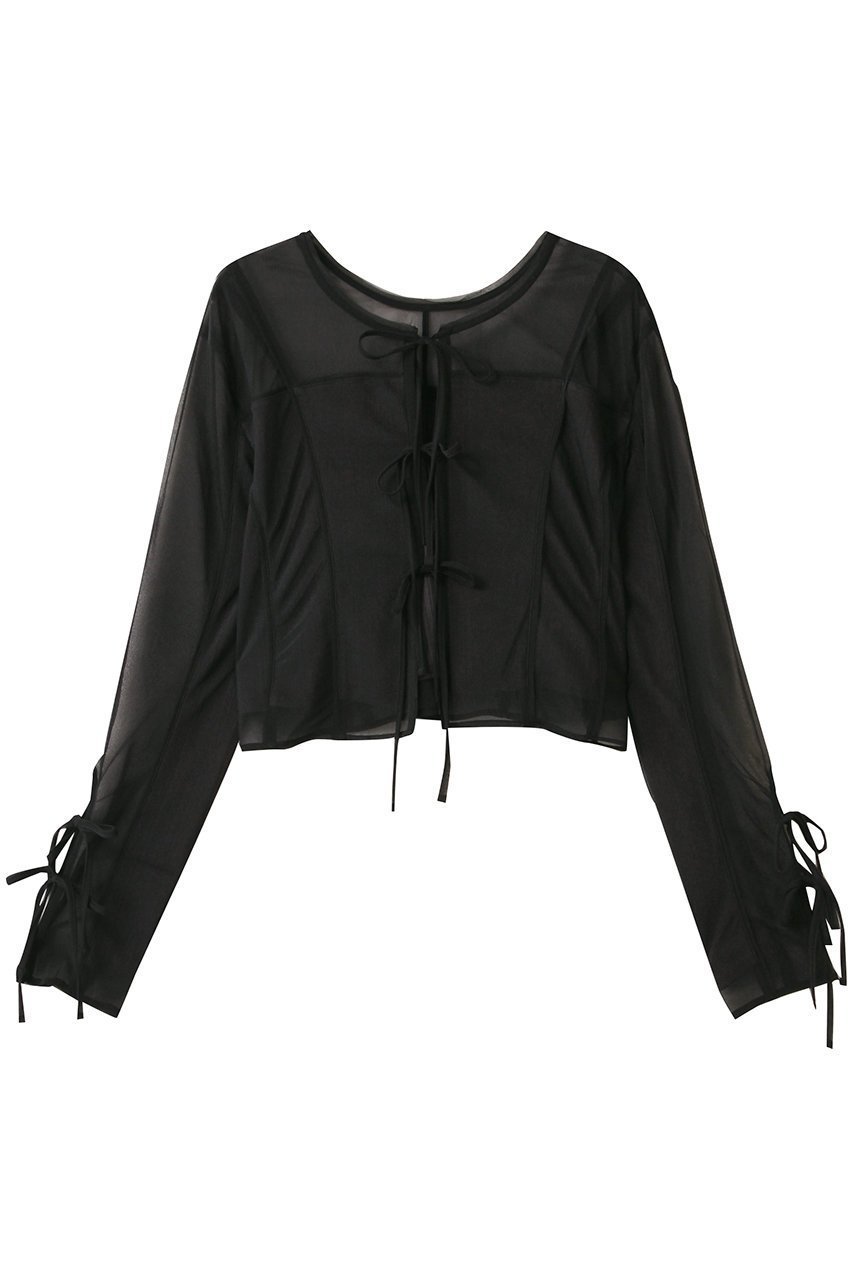 【メゾンスペシャル/MAISON SPECIAL】のReversible Sheer Cardigan/リバーシブルシアーカーディガン 人気、トレンドファッション・服の通販 founy(ファニー) 　ファッション　Fashion　レディースファッション　Fashion for Women　トップス・カットソー　Cut & Sew Tops　カーディガン・羽織り　Layered Style Cardigans　シャツ・ブラウス・オフィスカジュアル　Elegant Blouses & Button-Ups　ロングTシャツ・Tシャツ　Longline T-Shirts & Tees　カットソー・ベーシックTシャツ　Cut-and-Sewn Tops / Stretch Tees & Basics　カーディガン　Cardigan, Knitwear　コンビ　Combo, Combination Style　シンプル　Simple, Minimal　ドッキング　Docking, Mixed Material　羽織　Haori, Light Jacket　リバーシブル　Reversible, Two-Sided　リボン　Ribbon, Bow　夏　Summer　 other-1|ID: prp329100004904937 ipo3291000000036716821