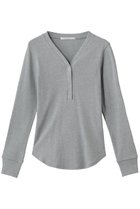 【ミディウミソリッド/MIDIUMISOLID】のrib henley neck P/O プルオーバー l.gray|ID: prp329100004904938 ipo3291000000036716834