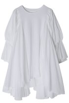 【アユーシ/AAYUSHI】のフリルヘムパフスリーブトップス 人気、トレンドファッション・服の通販 founy(ファニー) ファッション Fashion レディースファッション Fashion for Women トップス・カットソー Cut & Sew Tops シャツ・ブラウス・オフィスカジュアル Elegant Blouses & Button-Ups ロングTシャツ・Tシャツ Longline T-Shirts & Tees カットソー・ベーシックTシャツ Cut-and-Sewn Tops / Stretch Tees & Basics インド Indian Textile ギャザー Gathered, Ruffled ショート Short, Short Length シルク Silk, 100% Silk シンプル Simple, Minimal スリーブ Sleeve, Long Sleeve / Short Sleeve なめらか Smooth, Silky Texture フレア Flare, Flared thumbnail ホワイト|ID: prp329100004904942 ipo3291000000036716871