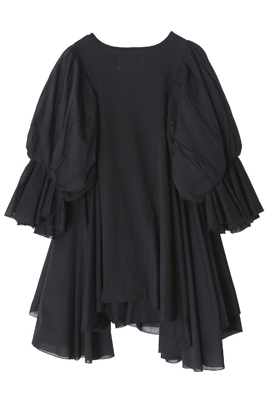 【アユーシ/AAYUSHI】のフリルヘムパフスリーブトップス 人気、トレンドファッション・服の通販 founy(ファニー) ファッション Fashion レディースファッション Fashion for Women トップス・カットソー Cut & Sew Tops シャツ・ブラウス・オフィスカジュアル Elegant Blouses & Button-Ups ロングTシャツ・Tシャツ Longline T-Shirts & Tees カットソー・ベーシックTシャツ Cut-and-Sewn Tops / Stretch Tees & Basics インド Indian Textile ギャザー Gathered, Ruffled ショート Short, Short Length シルク Silk, 100% Silk シンプル Simple, Minimal スリーブ Sleeve, Long Sleeve / Short Sleeve なめらか Smooth, Silky Texture フレア Flare, Flared other-2|ID: prp329100004904942 ipo3291000000036716873