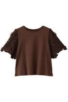 【アナイ/ANAYI】のコンパクトポンチスカラップ袖 プルオーバー 人気、トレンドファッション・服の通販 founy(ファニー) ファッション Fashion レディースファッション Fashion for Women トップス・カットソー Cut & Sew Tops シャツ・ブラウス・オフィスカジュアル Elegant Blouses & Button-Ups ロングTシャツ・Tシャツ Longline T-Shirts & Tees カジュアルプルオーバー・ニットトップス Pullovers & Knit Tops / Casual Pullovers カットソー・ベーシックTシャツ Cut-and-Sewn Tops / Stretch Tees & Basics カットソー Cut and Sewn Top クロップド Cropped, Short Length コンパクト Compact, Small Size コンビ Combo, Combination Style ショート Short, Short Length スリーブ Sleeve, Long Sleeve / Short Sleeve フラワー Flower, Floral レース Lace, Lace Fabric ワーク Workwear, Utility Style エレガント 上品 Elegant thumbnail ブラウン|ID: prp329100004904953 ipo3291000000036717070