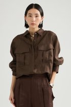 【カオス/Chaos】のミュラリネンシャツ 人気、トレンドファッション・服の通販 founy(ファニー) ファッション Fashion レディースファッション Fashion for Women トップス・カットソー Cut & Sew Tops シャツ・ブラウス・オフィスカジュアル Elegant Blouses & Button-Ups おすすめ Recommended / Our Picks スリット Slit, Slit Detail スリーブ Sleeve, Long Sleeve / Short Sleeve セットアップ Set-Up, Coordinated Outfit フロント Front, Front Design ポケット Pocket, Pocket Detail リラックス Relax, Relaxed Fit ロング Long, Long-Length 吸水 Absorbent, Quick-Dry thumbnail ダークブラウン|ID: prp329100004904958 ipo3291000000036717177
