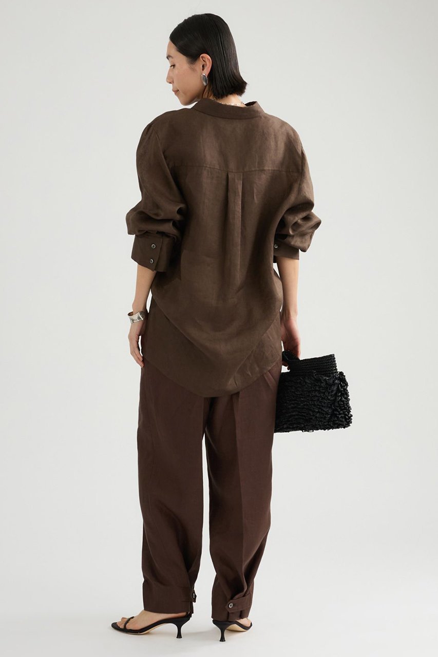 【カオス/Chaos】のミュラリネンシャツ 人気、トレンドファッション・服の通販 founy(ファニー) 　ファッション　Fashion　レディースファッション　Fashion for Women　トップス・カットソー　Cut & Sew Tops　シャツ・ブラウス・オフィスカジュアル　Elegant Blouses & Button-Ups　おすすめ　Recommended / Our Picks　スリット　Slit, Slit Detail　スリーブ　Sleeve, Long Sleeve / Short Sleeve　セットアップ　Set-Up, Coordinated Outfit　フロント　Front, Front Design　ポケット　Pocket, Pocket Detail　リラックス　Relax, Relaxed Fit　ロング　Long, Long-Length　吸水　Absorbent, Quick-Dry　other-6|ID: prp329100004904958 ipo3291000000036717182