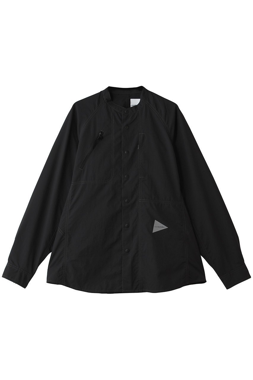 【アンドワンダー/and wander / MEN】の【MEN】ストレッチ リップ バンド カラー シャツ 人気、トレンドファッション・服の通販 founy(ファニー) 　ファッション　Fashion　メンズファッション　Fashion for Men　アウトドア　Outdoor Clothing　ストレッチ　Stretch, Stretchy Fabric　スリーブ　Sleeve, Long Sleeve / Short Sleeve　ミックス　Mix, Mixed Style　リップ　Lip, Lip Motif　ロング　Long, Long-Length　 other-1|ID: prp329100004904961 ipo3291000000036717227