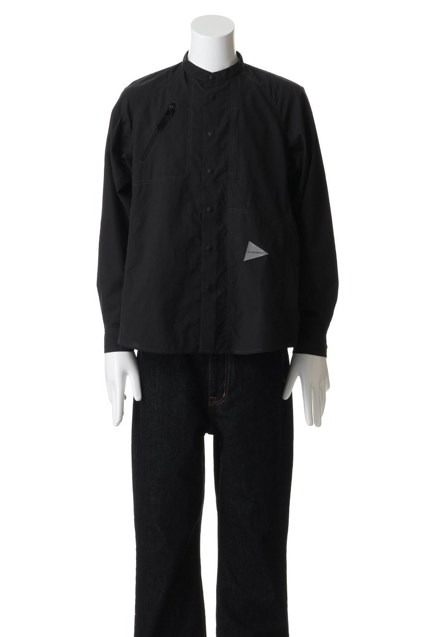 【アンドワンダー/and wander / MEN】の【MEN】ストレッチ リップ バンド カラー シャツ 人気、トレンドファッション・服の通販 founy(ファニー) 　ファッション　Fashion　メンズファッション　Fashion for Men　アウトドア　Outdoor Clothing　ストレッチ　Stretch, Stretchy Fabric　スリーブ　Sleeve, Long Sleeve / Short Sleeve　ミックス　Mix, Mixed Style　リップ　Lip, Lip Motif　ロング　Long, Long-Length　other-2|ID: prp329100004904961 ipo3291000000036717230