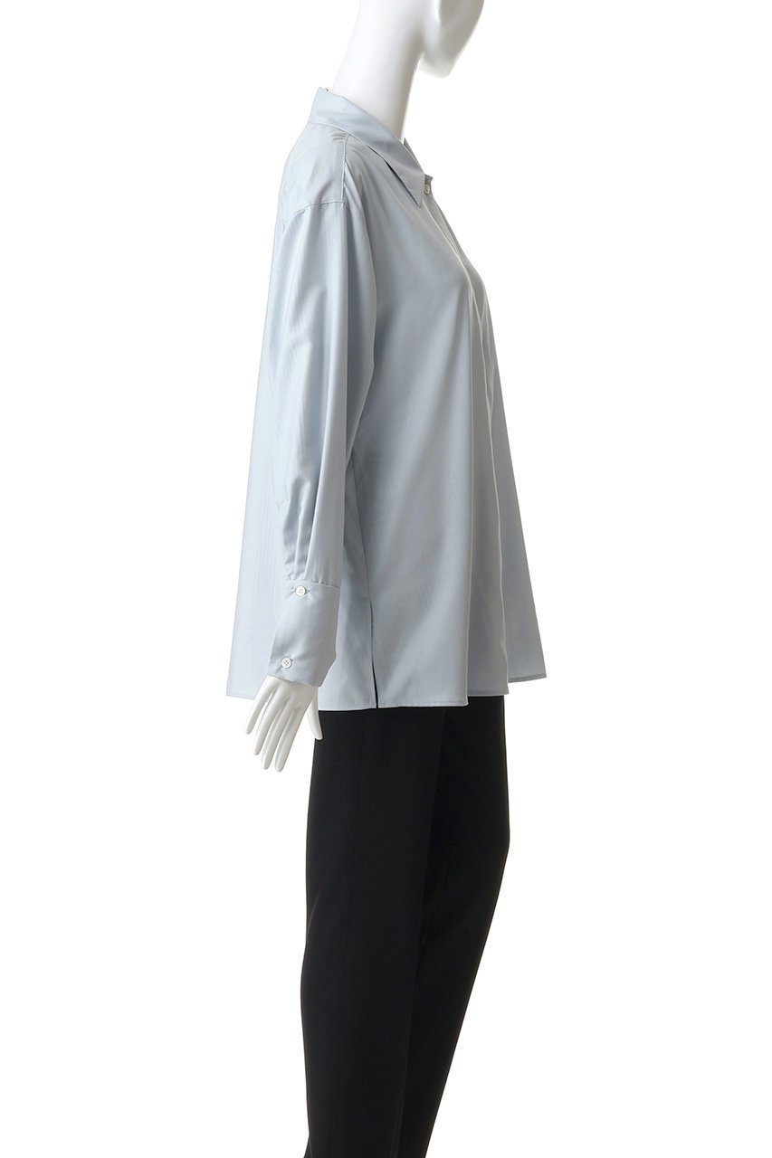 【ミディウミソリッド/MIDIUMISOLID】のrelax long cuffs shirt シャツ 人気、トレンドファッション・服の通販 founy(ファニー) 　ファッション　Fashion　レディースファッション　Fashion for Women　トップス・カットソー　Cut & Sew Tops　シャツ・ブラウス・オフィスカジュアル　Elegant Blouses & Button-Ups　シンプル　Simple, Minimal　スラックス　Slacks, Dress Pants　スリーブ　Sleeve, Long Sleeve / Short Sleeve　デニム　Denim, Jeans Material　フロント　Front, Front Design　ロング　Long, Long-Length　エレガント 上品　Elegant　other-3|ID: prp329100004904969 ipo3291000000036717416