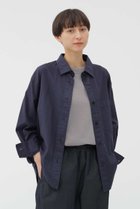 【マーガレットハウエル/MARGARET HOWELL】のGARMENT DYE COTTON SHIRTING SHIRT 人気、トレンドファッション・服の通販 founy(ファニー) ファッション Fashion レディースファッション Fashion for Women トップス・カットソー Cut & Sew Tops シャツ・ブラウス・オフィスカジュアル Elegant Blouses & Button-Ups スリーブ Sleeve, Long Sleeve / Short Sleeve ポケット Pocket, Pocket Detail レギュラー Regular, Standard Fit ロング Long, Long-Length ヴィンテージ Vintage Style thumbnail ネイビー|ID: prp329100004904971 ipo3291000000036717440