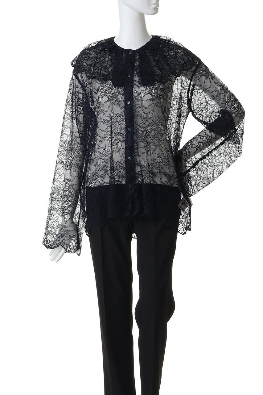 【ウーア/Uhr】のレース シャツ 人気、トレンドファッション・服の通販 founy(ファニー) 　ファッション　Fashion　レディースファッション　Fashion for Women　トップス・カットソー　Cut & Sew Tops　シャツ・ブラウス・オフィスカジュアル　Elegant Blouses & Button-Ups　おすすめ　Recommended / Our Picks　インナー　Innerwear　サロペット　Overalls, Salopette　シンプル　Simple, Minimal　スリーブ　Sleeve, Long Sleeve / Short Sleeve　レース　Lace, Lace Fabric　ロング　Long, Long-Length　夏　Summer　春　Spring　S/S・春夏　SS, Spring/Summer, Warm Season　other-2|ID: prp329100004904974 ipo3291000000036717466