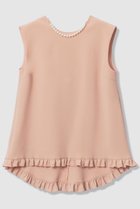 【アルアバイル/allureville】の【LOULOU WILLOUGHBY】パールネックレス付きフリルブラウス 人気、トレンドファッション・服の通販 founy(ファニー) ファッション Fashion レディースファッション Fashion for Women トップス・カットソー Cut & Sew Tops キャミソール&ノースリーブ Camisoles & Sleeveless Tops シャツ・ブラウス・オフィスカジュアル Elegant Blouses & Button-Ups ジュエリー Jewelry ネックレス Necklaces & Pendants アクセサリー Fashion Accessories ダブル Double, Double-Breasted ネックレス Necklace, Pendant Necklace ノースリーブ Sleeveless, No-Sleeve パール Pearl, Pearl Accent フリル Frill, Ruffle フレア Flare, Flared thumbnail ピンク|ID: prp329100004904986 ipo3291000000036717584