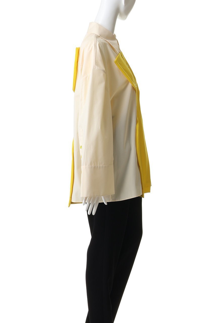 【エンフォルド/ENFOLD】のSILHOUETTE BIG SHIRT 人気、トレンドファッション・服の通販 founy(ファニー) 　ファッション　Fashion　レディースファッション　Fashion for Women　トップス・カットソー　Cut & Sew Tops　シャツ・ブラウス・オフィスカジュアル　Elegant Blouses & Button-Ups　おすすめ　Recommended / Our Picks　シェイプ　Shape, Slim Fit　スリーブ　Sleeve, Long Sleeve / Short Sleeve　セットアップ　Set-Up, Coordinated Outfit　バランス　Balance, Style Balance　プリーツ　Pleats, Pleated　ロング　Long, Long-Length　other-3|ID: prp329100004904987 ipo3291000000036747138