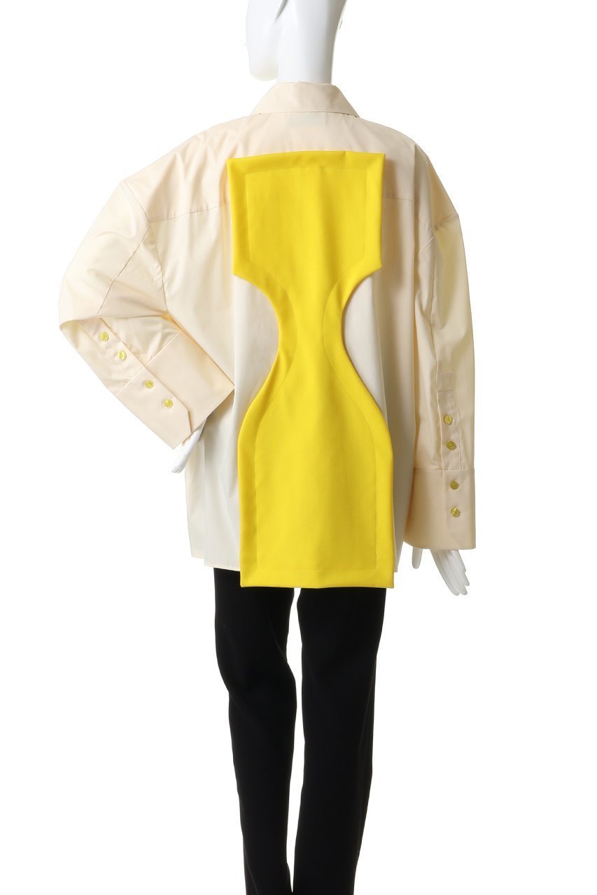 【エンフォルド/ENFOLD】のSILHOUETTE BIG SHIRT 人気、トレンドファッション・服の通販 founy(ファニー) 　ファッション　Fashion　レディースファッション　Fashion for Women　トップス・カットソー　Cut & Sew Tops　シャツ・ブラウス・オフィスカジュアル　Elegant Blouses & Button-Ups　おすすめ　Recommended / Our Picks　シェイプ　Shape, Slim Fit　スリーブ　Sleeve, Long Sleeve / Short Sleeve　セットアップ　Set-Up, Coordinated Outfit　バランス　Balance, Style Balance　プリーツ　Pleats, Pleated　ロング　Long, Long-Length　other-4|ID: prp329100004904987 ipo3291000000036747139