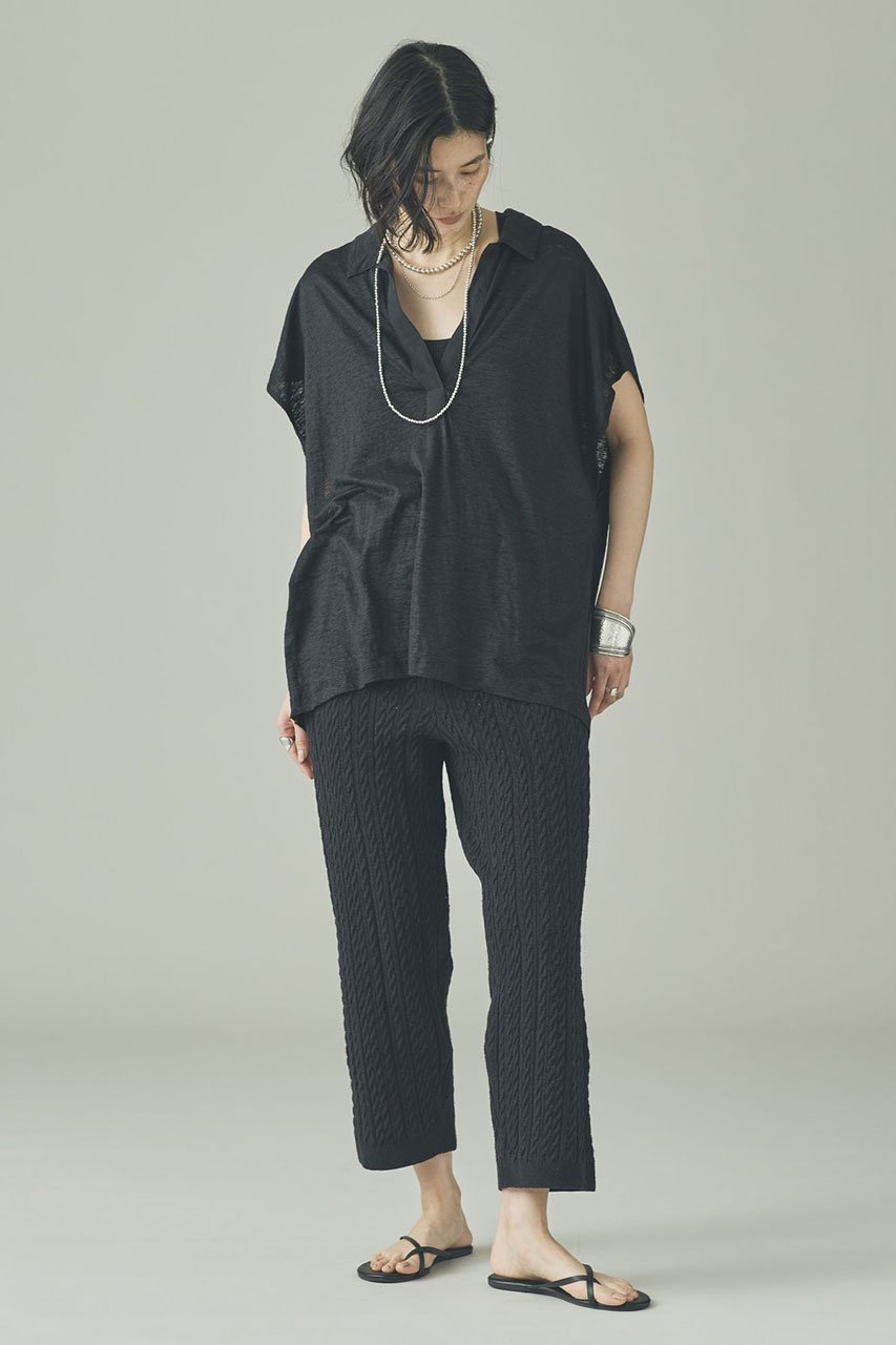 【カレンソロジー/Curensology】のシアーリネンポロプルオーバー 人気、トレンドファッション・服の通販 founy(ファニー) 　ファッション　Fashion　レディースファッション　Fashion for Women　トップス・カットソー　Cut & Sew Tops　シャツ・ブラウス・オフィスカジュアル　Elegant Blouses & Button-Ups　ポロシャツ・きれいめカジュアル　Smart-Casual Polo Tops　カジュアルプルオーバー・ニットトップス　Pullovers & Knit Tops / Casual Pullovers　おすすめ　Recommended / Our Picks　インナー　Innerwear　カットソー　Cut and Sewn Top　サテン　Satin, Glossy Fabric　タンク　Tank Top, Sleeveless Top　ノースリーブ　Sleeveless, No-Sleeve　バランス　Balance, Style Balance　ポロシャツ　Polo Shirt, Collared Tee　リネン　Linen, Linen Fabric　ワイド　Wide, Wide Fit　other-4|ID: prp329100004904992 ipo3291000000036717636