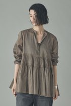 【カレンソロジー/Curensology】のCオーガンGTRブラウス 人気、トレンドファッション・服の通販 founy(ファニー) ファッション Fashion レディースファッション Fashion for Women トップス・カットソー Cut & Sew Tops シャツ・ブラウス・オフィスカジュアル Elegant Blouses & Button-Ups インド Indian Textile オーガンジー Organza Fabric スリーブ Sleeve, Long Sleeve / Short Sleeve フォーマル Formal, Dressy ロング Long, Long-Length thumbnail グレー|ID: prp329100004904995 ipo3291000000036717662