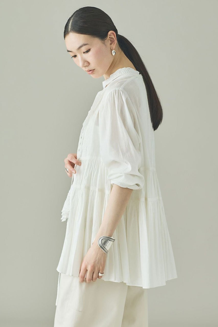 【カレンソロジー/Curensology】のCオーガンGTRブラウス 人気、トレンドファッション・服の通販 founy(ファニー) 　ファッション　Fashion　レディースファッション　Fashion for Women　トップス・カットソー　Cut & Sew Tops　シャツ・ブラウス・オフィスカジュアル　Elegant Blouses & Button-Ups　インド　Indian Textile　オーガンジー　Organza Fabric　スリーブ　Sleeve, Long Sleeve / Short Sleeve　フォーマル　Formal, Dressy　ロング　Long, Long-Length　other-3|ID: prp329100004904995 ipo3291000000036717664