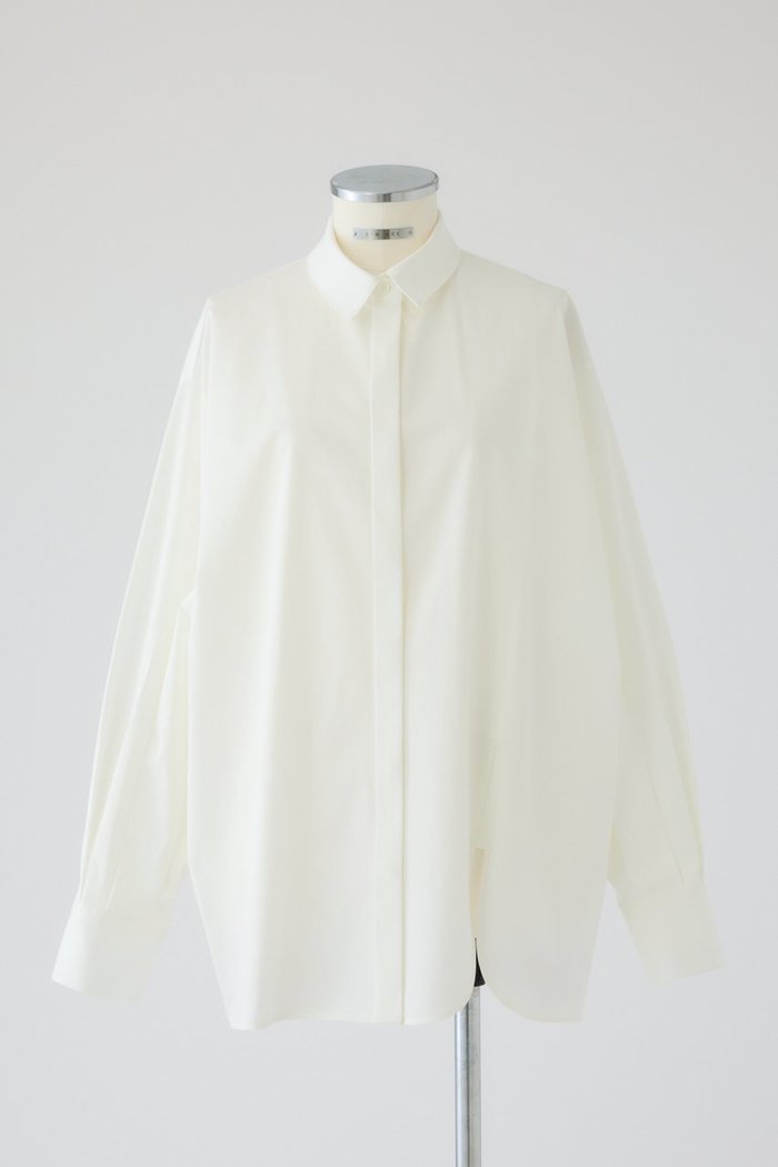 【リムアーク/RIM.ARK】のOversized asymmetry SH/シャツ インテリア・キッズ・メンズ・レディースファッション・服の通販 founy(ファウニー) https://founy.com/ ファッション Fashion レディースファッション Fashion for Women トップス・カットソー Cut & Sew Tops シャツ・ブラウス・オフィスカジュアル Elegant Blouses & Button-Ups おすすめ Recommended / Our Picks スリット Slit, Slit Detail スリーブ Sleeve, Long Sleeve / Short Sleeve フロント Front, Front Design リラックス Relax, Relaxed Fit ロング Long, Long-Length ワイド Wide, Wide Fit |ID: prp329100004904997 ipo3291000000036717680