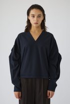 【リムアーク/RIM.ARK】のVolume sleeve v-neck PO/プルオーバー ネイビー|ID: prp329100004904999 ipo3291000000036717704