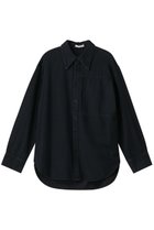 【クラネ/CLANE】のCOMPACT DENIM SHIRTS 人気、トレンドファッション・服の通販 founy(ファニー) ファッション Fashion レディースファッション Fashion for Women トップス・カットソー Cut & Sew Tops シャツ・ブラウス・オフィスカジュアル Elegant Blouses & Button-Ups インナー Innerwear コンパクト Compact, Small Size スウェット / スエット Sweatshirt, Sweatwear スリーブ Sleeve, Long Sleeve / Short Sleeve デニム Denim, Jeans Material ポケット Pocket, Pocket Detail ロング Long, Long-Length thumbnail BLACK|ID: prp329100004905024 ipo3291000000036717908