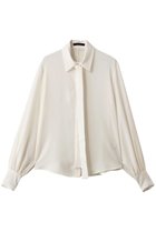 【チノ/CINOH】の【BLACK FORMAL】ボウタイ シャツ 人気、トレンドファッション・服の通販 founy(ファニー) ファッション Fashion レディースファッション Fashion for Women トップス・カットソー Cut & Sew Tops シャツ・ブラウス・オフィスカジュアル Elegant Blouses & Button-Ups とろみ Fluid, Flowy Fabric インナー Innerwear クラシック Classic, Timeless Style ジャケット Jacket, Outerwear スリーブ Sleeve, Long Sleeve / Short Sleeve フェミニン Feminine, Girly リボン Ribbon, Bow ロング Long, Long-Length エレガント 上品 Elegant thumbnail アイボリー|ID: prp329100004905032 ipo3291000000036718032