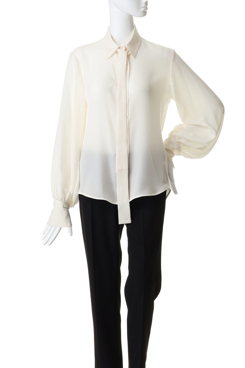 【チノ/CINOH】の【BLACK FORMAL】ボウタイ シャツ 人気、トレンドファッション・服の通販 founy(ファニー) 　ファッション　Fashion　レディースファッション　Fashion for Women　トップス・カットソー　Cut & Sew Tops　シャツ・ブラウス・オフィスカジュアル　Elegant Blouses & Button-Ups　とろみ　Fluid, Flowy Fabric　インナー　Innerwear　クラシック　Classic, Timeless Style　ジャケット　Jacket, Outerwear　スリーブ　Sleeve, Long Sleeve / Short Sleeve　フェミニン　Feminine, Girly　リボン　Ribbon, Bow　ロング　Long, Long-Length　エレガント 上品　Elegant　other-2|ID: prp329100004905032 ipo3291000000036747186