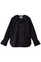 【デパリエ/DEPAREILLE】のコットンポリプリーツブラウス 人気、トレンドファッション・服の通販 founy(ファニー) ファッション Fashion レディースファッション Fashion for Women トップス・カットソー Cut & Sew Tops シャツ・ブラウス・オフィスカジュアル Elegant Blouses & Button-Ups おすすめ Recommended / Our Picks カフス Cuff Design カーディガン Cardigan, Knitwear ジャケット Jacket, Outerwear スリーブ Sleeve, Long Sleeve / Short Sleeve プリーツ Pleats, Pleated ロング Long, Long-Length thumbnail ブラック|ID: prp329100004905036 ipo3291000000036718066