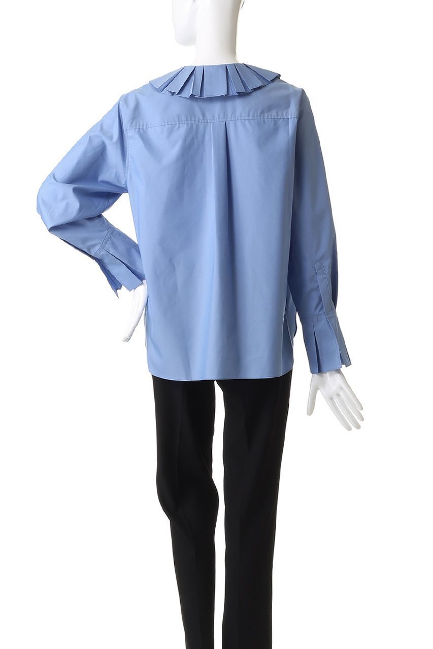 【デパリエ/DEPAREILLE】のコットンポリプリーツブラウス 人気、トレンドファッション・服の通販 founy(ファニー) 　ファッション　Fashion　レディースファッション　Fashion for Women　トップス・カットソー　Cut & Sew Tops　シャツ・ブラウス・オフィスカジュアル　Elegant Blouses & Button-Ups　おすすめ　Recommended / Our Picks　カフス　Cuff Design　カーディガン　Cardigan, Knitwear　ジャケット　Jacket, Outerwear　スリーブ　Sleeve, Long Sleeve / Short Sleeve　プリーツ　Pleats, Pleated　ロング　Long, Long-Length　other-4|ID: prp329100004905036 ipo3291000000036718069