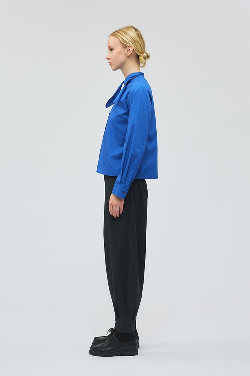 【ミズイロ インド/mizuiro ind】のリボンタイシャツ 人気、トレンドファッション・服の通販 founy(ファニー) 　ファッション　Fashion　レディースファッション　Fashion for Women　トップス・カットソー　Cut & Sew Tops　シャツ・ブラウス・オフィスカジュアル　Elegant Blouses & Button-Ups　ショート　Short, Short Length　シンプル　Simple, Minimal　スリーブ　Sleeve, Long Sleeve / Short Sleeve　トレンド　Trend, Trending Now　フレア　Flare, Flared　ボトム　Bottoms, Lower Wear　リボン　Ribbon, Bow　ロング　Long, Long-Length　ワイド　Wide, Wide Fit　エレガント 上品　Elegant　other-8|ID: prp329100004905039 ipo3291000000036718102