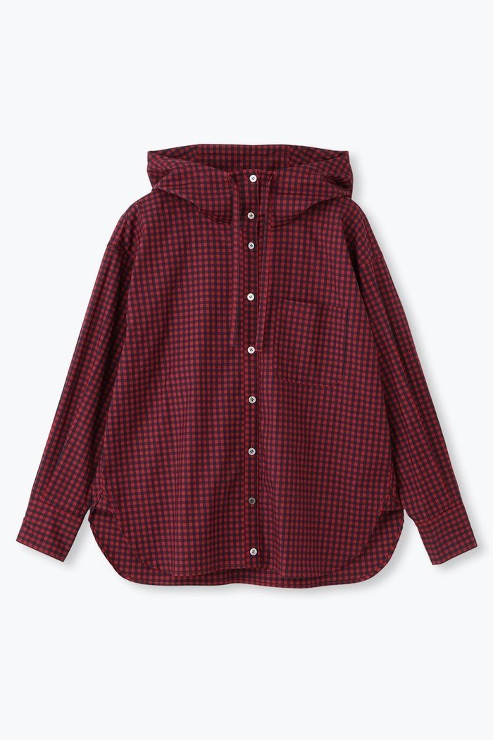 【レリル/lelill】のTHE HOODIE SHIRTS / フーディーシャツ インテリア・キッズ・メンズ・レディースファッション・服の通販 founy(ファウニー) https://founy.com/ ファッション Fashion レディースファッション Fashion for Women トップス・カットソー Cut & Sew Tops シャツ・ブラウス・オフィスカジュアル Elegant Blouses & Button-Ups スリーブ Sleeve, Long Sleeve / Short Sleeve チェック Check, Plaid, Tartan ツイル Twist, Twisted Detail ブロード Broadcloth, Fine Cotton ロング Long, Long-Length 人気 Popular, Best Seller 無地 Plain, Solid Color 秋 Autumn |ID: prp329100004905040 ipo3291000000036718103