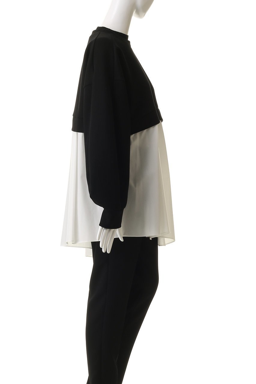 【ナゴンスタンス/nagonstans】のshirt layered round pullover 人気、トレンドファッション・服の通販 founy(ファニー) ファッション Fashion レディースファッション Fashion for Women トップス・カットソー Cut & Sew Tops シャツ・ブラウス・オフィスカジュアル Elegant Blouses & Button-Ups カジュアルプルオーバー・ニットトップス Pullovers & Knit Tops / Casual Pullovers クロップド Cropped, Short Length スリーブ Sleeve, Long Sleeve / Short Sleeve ドッキング Docking, Mixed Material バランス Balance, Style Balance ロング Long, Long-Length other-3|ID: prp329100004905041 ipo3291000000036718118