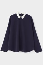 【ル フィル/LE PHIL】のスキューバーダンボールブラウス 人気、トレンドファッション・服の通販 founy(ファニー) ファッション Fashion レディースファッション Fashion for Women トップス・カットソー Cut & Sew Tops シャツ・ブラウス・オフィスカジュアル Elegant Blouses & Button-Ups カフス Cuff Design サークル Circle, Round Design スリーブ Sleeve, Long Sleeve / Short Sleeve ドレープ Drape, Draping Fabric パターン Pattern, Design Print フォルム Silhouette, Form ロング Long, Long-Length エレガント 上品 Elegant thumbnail ネイビー|ID: prp329100004905043 ipo3291000000036718128