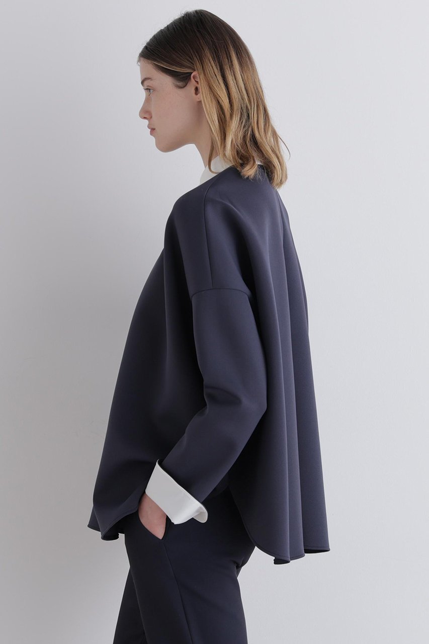 【ル フィル/LE PHIL】のスキューバーダンボールブラウス 人気、トレンドファッション・服の通販 founy(ファニー) 　ファッション　Fashion　レディースファッション　Fashion for Women　トップス・カットソー　Cut & Sew Tops　シャツ・ブラウス・オフィスカジュアル　Elegant Blouses & Button-Ups　カフス　Cuff Design　サークル　Circle, Round Design　スリーブ　Sleeve, Long Sleeve / Short Sleeve　ドレープ　Drape, Draping Fabric　パターン　Pattern, Design Print　フォルム　Silhouette, Form　ロング　Long, Long-Length　エレガント 上品　Elegant　other-4|ID: prp329100004905043 ipo3291000000036718131