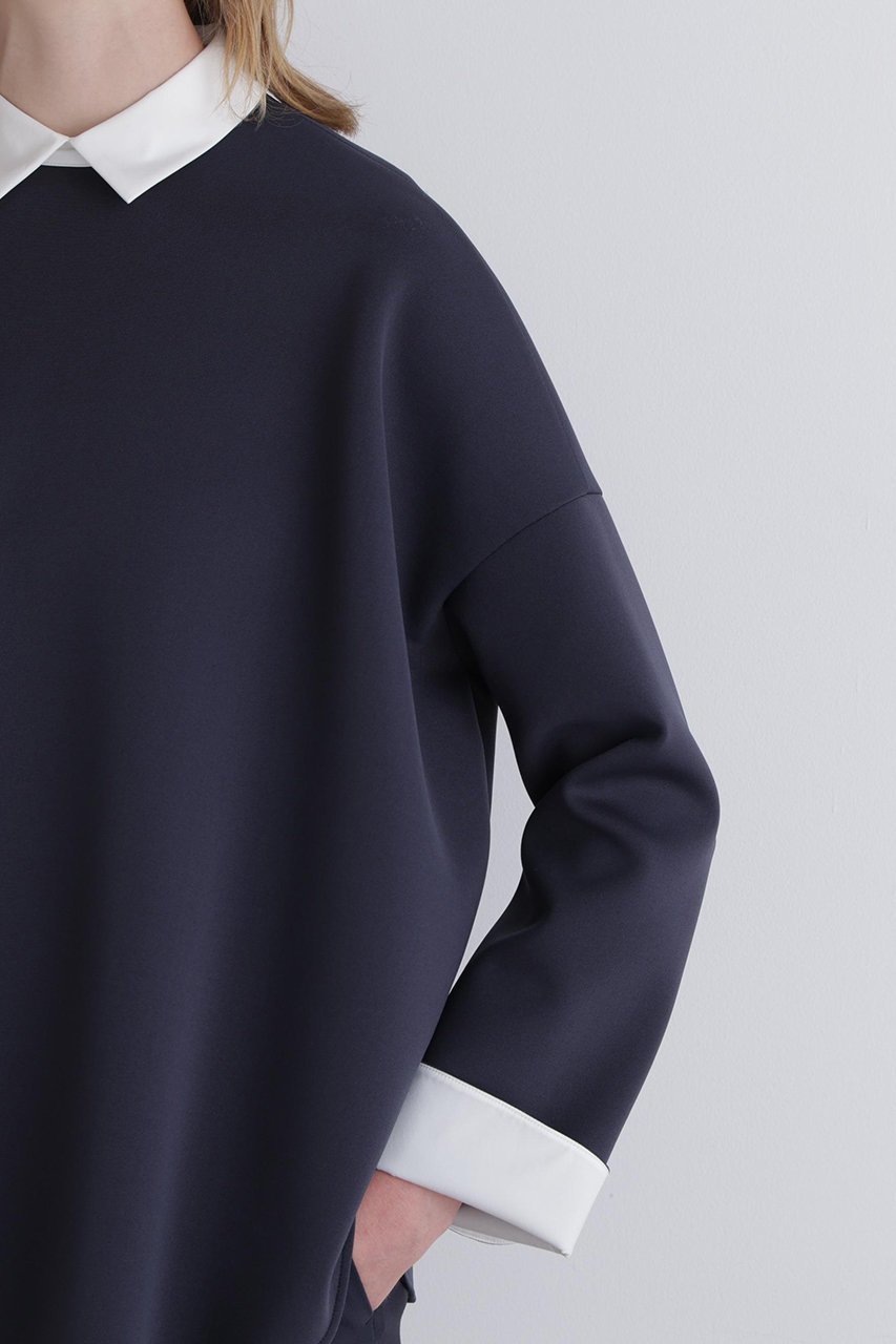 【ル フィル/LE PHIL】のスキューバーダンボールブラウス 人気、トレンドファッション・服の通販 founy(ファニー) 　ファッション　Fashion　レディースファッション　Fashion for Women　トップス・カットソー　Cut & Sew Tops　シャツ・ブラウス・オフィスカジュアル　Elegant Blouses & Button-Ups　カフス　Cuff Design　サークル　Circle, Round Design　スリーブ　Sleeve, Long Sleeve / Short Sleeve　ドレープ　Drape, Draping Fabric　パターン　Pattern, Design Print　フォルム　Silhouette, Form　ロング　Long, Long-Length　エレガント 上品　Elegant　other-7|ID: prp329100004905043 ipo3291000000036718134