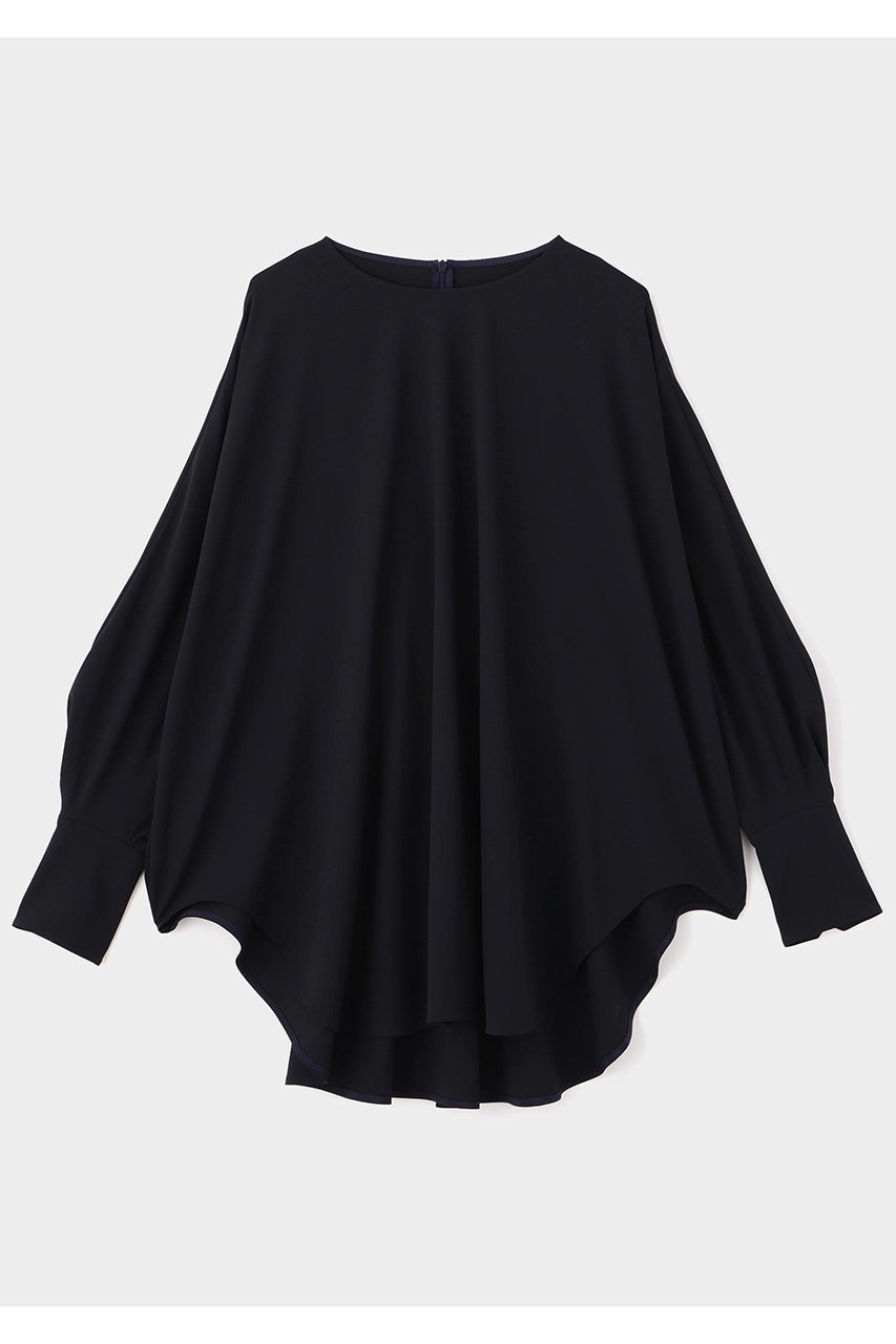 【ル フィル/LE PHIL】のストレッチオックスロングカフスブラウス インテリア・キッズ・メンズ・レディースファッション・服の通販 founy(ファニー) 　ファッション　Fashion　レディースファッション　Fashion for Women　トップス・カットソー　Cut & Sew Tops　シャツ・ブラウス・オフィスカジュアル　Elegant Blouses & Button-Ups　オケージョン　Occasion Wear　ストレッチ　Stretch, Stretchy Fabric　ストレート　Straight, Straight Cut　スリーブ　Sleeve, Long Sleeve / Short Sleeve　デニム　Denim, Jeans Material　ビッグ　Big, Oversized　フォルム　Silhouette, Form　ロング　Long, Long-Length　ネイビー|ID: prp329100004905044 ipo3291000000036718139