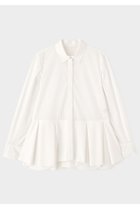 【ル フィル/LE PHIL】のSOLOTEXブロードタックフレアブラウス 人気、トレンドファッション・服の通販 founy(ファニー) ファッション Fashion レディースファッション Fashion for Women トップス・カットソー Cut & Sew Tops シャツ・ブラウス・オフィスカジュアル Elegant Blouses & Button-Ups スタンダード Standard, Basic ストレッチ Stretch, Stretchy Fabric スリーブ Sleeve, Long Sleeve / Short Sleeve フロント Front, Front Design ブロード Broadcloth, Fine Cotton ロング Long, Long-Length thumbnail ホワイト|ID: prp329100004905048 ipo3291000000036718171