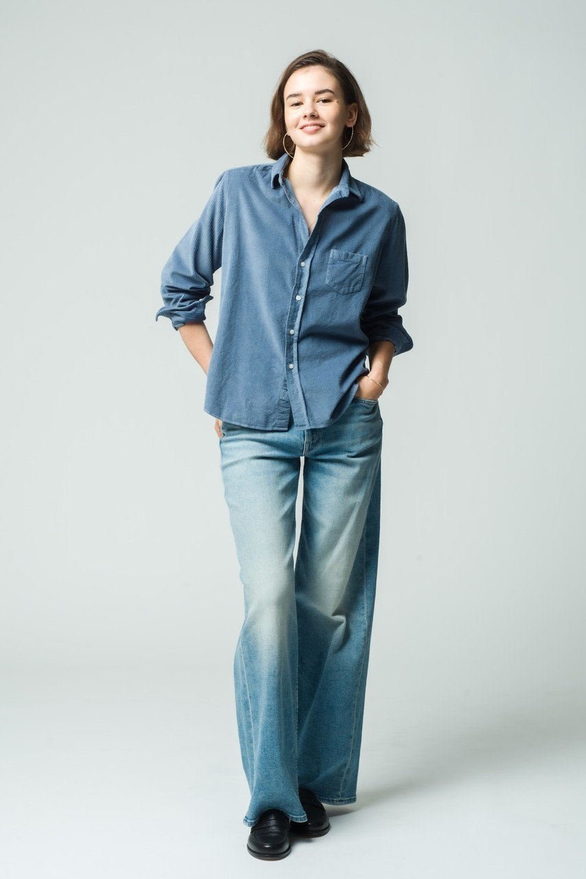 【フランク&アイリーン/Frank&Eileen】のEILEEN イタリアンコーデュロイ シャツ 人気、トレンドファッション・服の通販 founy(ファニー) 　ファッション　Fashion　レディースファッション　Fashion for Women　トップス・カットソー　Cut & Sew Tops　シャツ・ブラウス・オフィスカジュアル　Elegant Blouses & Button-Ups　エレガント 上品　Elegant　コーデュロイ　Corduroy, Cord Fabric　スリーブ　Sleeve, Long Sleeve / Short Sleeve　ポケット　Pocket, Pocket Detail　ロング　Long, Long-Length　other-8|ID: prp329100004905058 ipo3291000000036747234