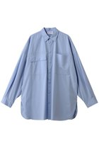 【ナゴンスタンス/nagonstans】のdouble-pockets shirt/シャツ 人気、トレンドファッション・服の通販 founy(ファニー) ファッション Fashion レディースファッション Fashion for Women トップス・カットソー Cut & Sew Tops シャツ・ブラウス・オフィスカジュアル Elegant Blouses & Button-Ups アシンメトリー Asymmetrical Style スリーブ Sleeve, Long Sleeve / Short Sleeve ブロード Broadcloth, Fine Cotton メンズ Men's, Menswear ロング Long, Long-Length thumbnail Water|ID: prp329100004905063 ipo3291000000036718296