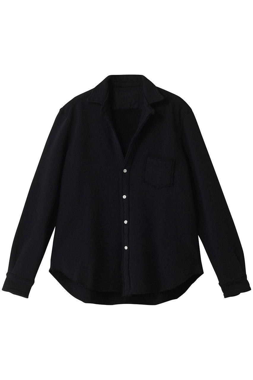 【フランク&アイリーン/Frank&Eileen】のLAB EILEEN HERITAGE JERSEY スウェットシャツ インテリア・キッズ・メンズ・レディースファッション・服の通販 founy(ファニー) 　ファッション　Fashion　レディースファッション　Fashion for Women　トップス・カットソー　Cut & Sew Tops　シャツ・ブラウス・オフィスカジュアル　Elegant Blouses & Button-Ups　レディースパーカー・カジュアルフーディー　Casual Hoodies & Sweatshirts　スウェット・クルーネックトップス　Sweatshirts & Crewnecks / Relaxed Fit Sweat Tops　シンプル　Simple, Minimal　スリーブ　Sleeve, Long Sleeve / Short Sleeve　デニム　Denim, Jeans Material　トレンド　Trend, Trending Now　マキシ　Maxi, Full Length　ロング　Long, Long-Length　定番　Standard, Basic Item　ネイビー|ID: prp329100004905071 ipo3291000000036718376