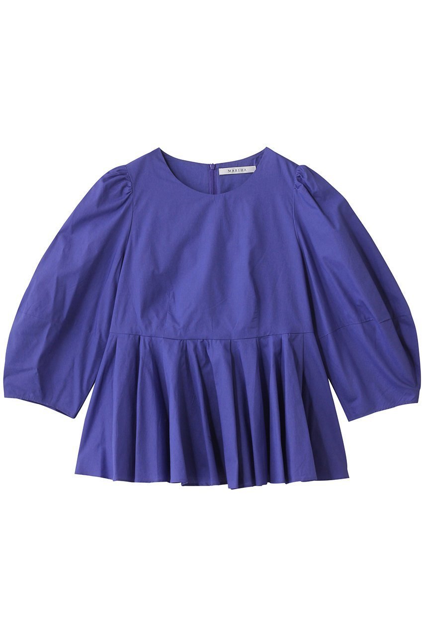【マリハ/MARIHA】の花の蕾のブラウス インテリア・キッズ・メンズ・レディースファッション・服の通販 founy(ファニー) 　ファッション　Fashion　レディースファッション　Fashion for Women　トップス・カットソー　Cut & Sew Tops　シャツ・ブラウス・オフィスカジュアル　Elegant Blouses & Button-Ups　ギャザー　Gathered, Ruffled　ショート　Short, Short Length　スリーブ　Sleeve, Long Sleeve / Short Sleeve　ブルーベリー|ID: prp329100004905074 ipo3291000000036718398