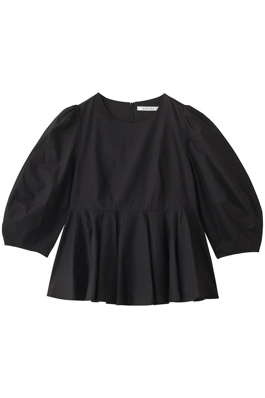 【マリハ/MARIHA】の花の蕾のブラウス インテリア・キッズ・メンズ・レディースファッション・服の通販 founy(ファニー) 　ファッション　Fashion　レディースファッション　Fashion for Women　トップス・カットソー　Cut & Sew Tops　シャツ・ブラウス・オフィスカジュアル　Elegant Blouses & Button-Ups　ギャザー　Gathered, Ruffled　ショート　Short, Short Length　スリーブ　Sleeve, Long Sleeve / Short Sleeve　オニキス|ID: prp329100004905074 ipo3291000000036718399