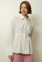 【アルアバイル/allureville】のフレアカフスタックブラウス 人気、トレンドファッション・服の通販 founy(ファニー) ファッション Fashion レディースファッション Fashion for Women トップス・カットソー Cut & Sew Tops シャツ・ブラウス・オフィスカジュアル Elegant Blouses & Button-Ups エレガント 上品 Elegant カフス Cuff Design クラシック Classic, Timeless Style スリーブ Sleeve, Long Sleeve / Short Sleeve タイプライター Typewriter Fabric, Crisp Cotton ダブル Double, Double-Breasted デニム Denim, Jeans Material ドレス Dress, One-Piece ロング Long, Long-Length thumbnail ホワイト|ID: prp329100004905078 ipo3291000000036718427