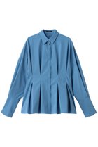 【アルアバイル/allureville】のフレアカフスタックブラウス 人気、トレンドファッション・服の通販 founy(ファニー) ファッション Fashion レディースファッション Fashion for Women トップス・カットソー Cut & Sew Tops シャツ・ブラウス・オフィスカジュアル Elegant Blouses & Button-Ups エレガント 上品 Elegant カフス Cuff Design クラシック Classic, Timeless Style スリーブ Sleeve, Long Sleeve / Short Sleeve タイプライター Typewriter Fabric, Crisp Cotton ダブル Double, Double-Breasted デニム Denim, Jeans Material ドレス Dress, One-Piece ロング Long, Long-Length thumbnail ブルー|ID: prp329100004905078 ipo3291000000036718428