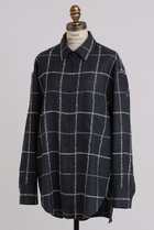 【ヒューエルミュージアム/hueLe Museum】の【hLM】ウールチェックブラウス 人気、トレンドファッション・服の通販 founy(ファニー) ファッション Fashion レディースファッション Fashion for Women トップス・カットソー Cut & Sew Tops シャツ・ブラウス・オフィスカジュアル Elegant Blouses & Button-Ups カーディガン Cardigan, Knitwear ジャケット Jacket, Outerwear スリーブ Sleeve, Long Sleeve / Short Sleeve チェック Check, Plaid, Tartan モダン Modern, Contemporary ロング Long, Long-Length エレガント 上品 Elegant thumbnail グレー|ID: prp329100004905083 ipo3291000000036718473