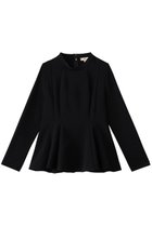 【エムダブリュー/MW】のトリアセテート(H)スタンドカラー フレア ブラウス 人気、トレンドファッション・服の通販 founy(ファニー) ファッション Fashion レディースファッション Fashion for Women トップス・カットソー Cut & Sew Tops シャツ・ブラウス・オフィスカジュアル Elegant Blouses & Button-Ups スタンド Stand Collar, Upright Stand ストレッチ Stretch, Stretchy Fabric スリーブ Sleeve, Long Sleeve / Short Sleeve フレア Flare, Flared モダン Modern, Contemporary ロング Long, Long-Length エレガント 上品 Elegant thumbnail ブラック|ID: prp329100004905093 ipo3291000000036718553