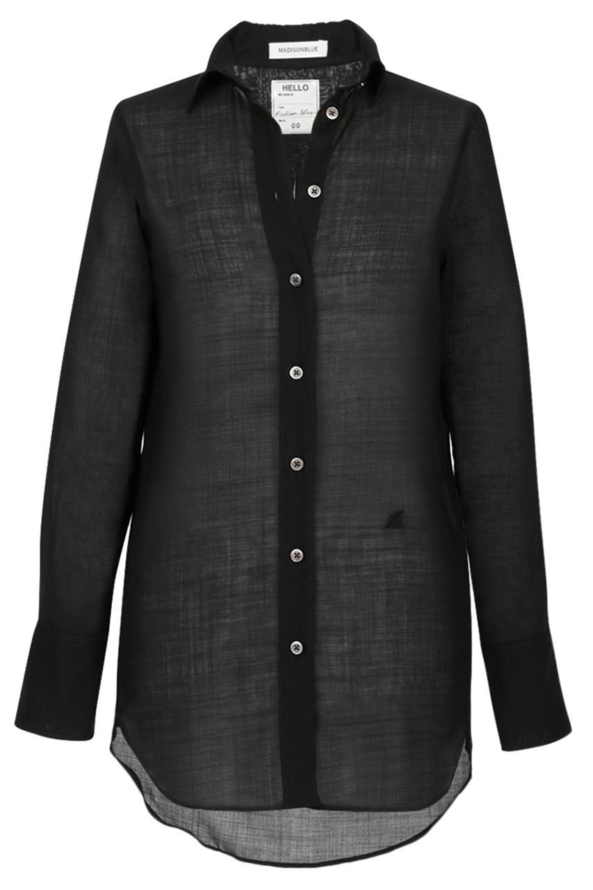 【マディソンブルー/MADISONBLUE】のMADAME LONG SHIRT W/VOILE MADAME ロングシャツ 人気、トレンドファッション・服の通販 founy(ファニー) 　ファッション　Fashion　レディースファッション　Fashion for Women　トップス・カットソー　Cut & Sew Tops　シャツ・ブラウス・オフィスカジュアル　Elegant Blouses & Button-Ups　シアー　Sheer, See-Through　スリーブ　Sleeve, Long Sleeve / Short Sleeve　ロング　Long, Long-Length　 other-1|ID: prp329100004905095 ipo3291000000036718572