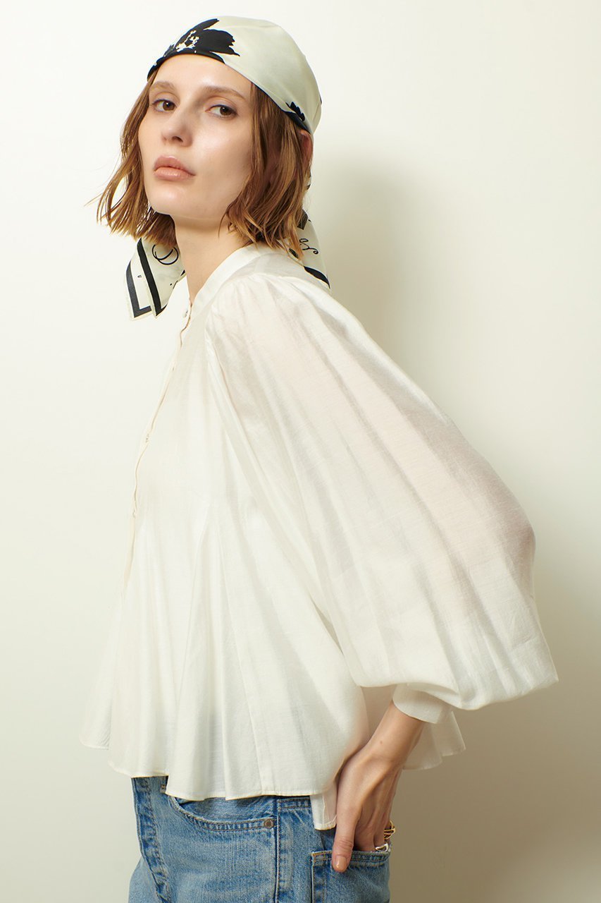 【アルアバイル/allureville】のヘムマチフレアブラウス 人気、トレンドファッション・服の通販 founy(ファニー) 　ファッション　Fashion　レディースファッション　Fashion for Women　トップス・カットソー　Cut & Sew Tops　シャツ・ブラウス・オフィスカジュアル　Elegant Blouses & Button-Ups　スリーブ　Sleeve, Long Sleeve / Short Sleeve　デニム　Denim, Jeans Material　フレア　Flare, Flared　ロング　Long, Long-Length　ビジネス 仕事 通勤　Business / Work / Commuting　other-5|ID: prp329100004905097 ipo3291000000036718592