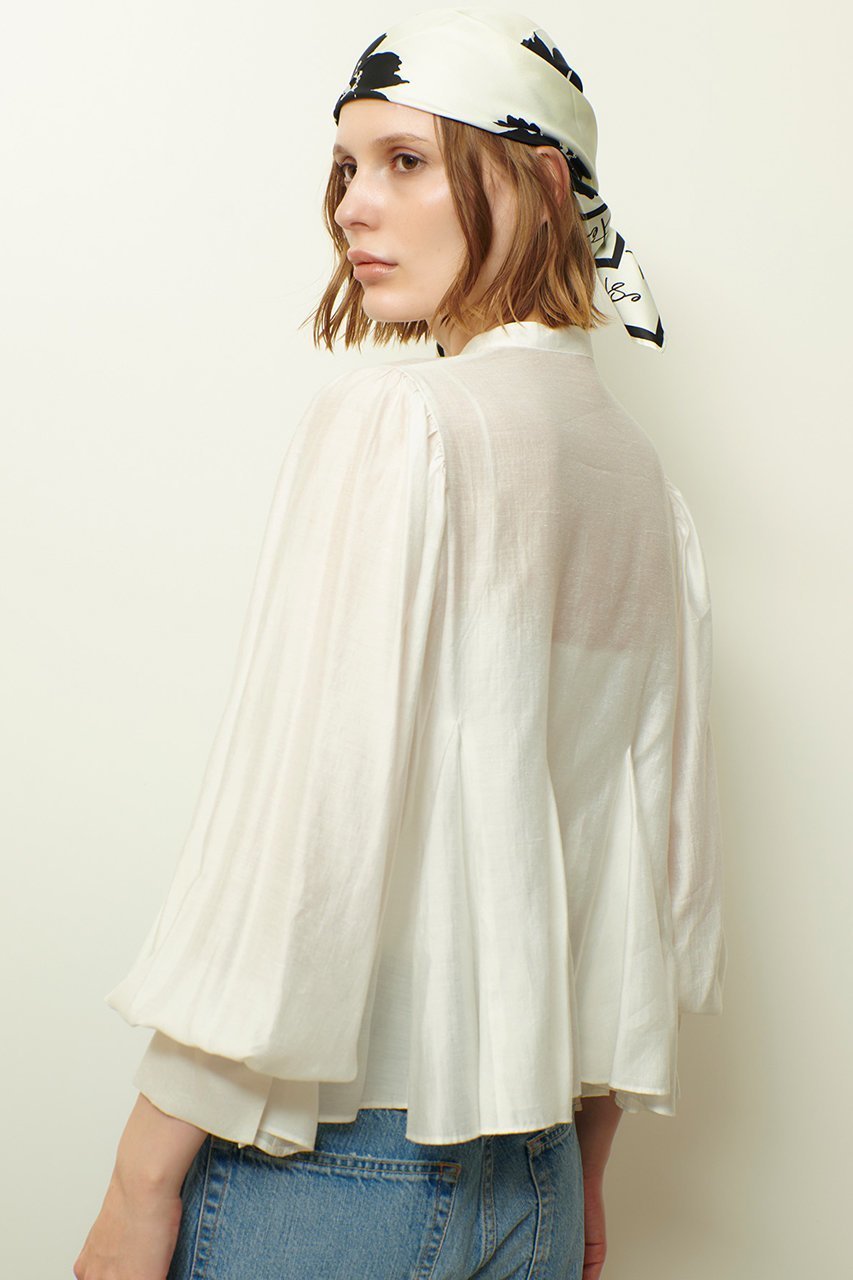 【アルアバイル/allureville】のヘムマチフレアブラウス 人気、トレンドファッション・服の通販 founy(ファニー) 　ファッション　Fashion　レディースファッション　Fashion for Women　トップス・カットソー　Cut & Sew Tops　シャツ・ブラウス・オフィスカジュアル　Elegant Blouses & Button-Ups　スリーブ　Sleeve, Long Sleeve / Short Sleeve　デニム　Denim, Jeans Material　フレア　Flare, Flared　ロング　Long, Long-Length　ビジネス 仕事 通勤　Business / Work / Commuting　other-7|ID: prp329100004905097 ipo3291000000036718594